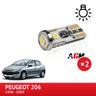 Żarówki LED do przednich świateł pozycyjnych Peugeot 206 (1998 à 2009)