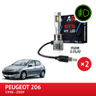 Przednie żarówki LED przeciwmgielne Peugeot 206 (1998 à 2009)