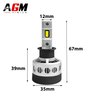 Kit Ampoules LED H3 THALLIUM