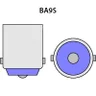 Ampoule LED T4W-BA9S LOUPE (Blanc)