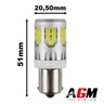 Ampoule LED P21W-BA15S - UltraBoost Recul Blanc