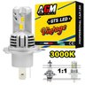LED-polttimo H4 GTS KELTAINEN 3000K tuuletettu