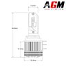 LED-polttimosarja H15 VENTIRAD