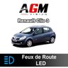PACK LED Feux de route Renault Clio 3 de 2005 à 2014