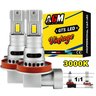 Kit ampoules LED H11 GTS 1.1 EVO R70W - Jaune 3000K - Ventilé