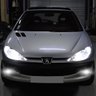 Przednie żarówki LED przeciwmgielne Peugeot 206 (1998 à 2009)