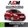 PACK LED Veilleuse Avant Suzuki Swift 2 de 2004 à 2010