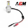 Kit ampoules LED H3 VINTAGE GTS EVO R60W - Couleur halogène 4000K - Ventilé