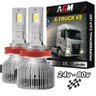 Kit Ampoules LED H11 X-TRUCK - V2 - 150 Watts - 24 Volts