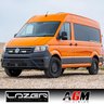 Integrert LED-sett Grill / Kjølergrill VW Crafter 2017-2025