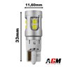 LED-lampa T10-W5W X-Force 24V Vit