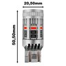 Ampoule LED T20-W21/5W - Luxoa Super Canbus - Rouge