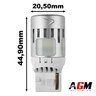 LED žárovka T20-W21W Phantom bílá - Denní svícení