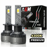 Κιτ λαμπτήρων LED H1 Titanium XS - V2 - θερμό λευκό 4300 K
