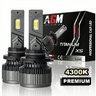 HIR2 - 9012 Titanium XS - V2 - lämmin valkoinen 4300 K LED-lamppusarja
