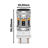 Bec LED P27/7W-3157 - Luxoa Super Canbus - portocaliu/portocaliu