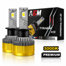 Kit bombillas LED H3 Titanium XS V2 - amarillo 3000K