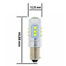 LED-pære H21W-BAY9S ULTRA (Hvit)