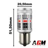 Ampoule LED P21/5W-BAY15D - Luxoa Super Canbus - Rouge
