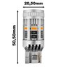 Ampoule LED T20 W21W - Luxoa Super Canbus - Orange