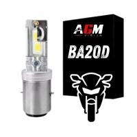 SUPAREE Lampadina LED S2 BA20D Per Moto – 10000 LM, 6000K, 12V, Plug & Play, Ventola E Impermeabile IP68