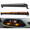LED bar with night light and strobe/flash