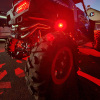 RGB LED wheel lighting for quad and buggy
