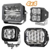 Phares LED additionnels carrés – 4x4 & véhicules utilitaires
