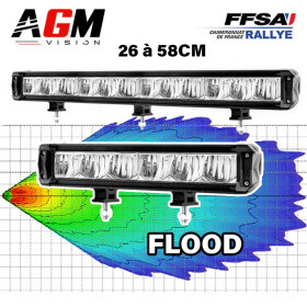 SLIM RACER FLOOD LED BALK -26 tot 58CM - AGM Vision