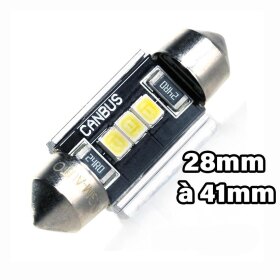 LED ACCESS festoenlampje (Wit) C3W, C5W, C7W, C10W van 31 tot 42mm - AGM Vision
