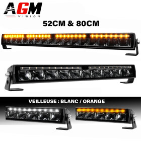 F15 METEOR LED BAR + STROBE - 52 to 80 cm - AGM Vision
