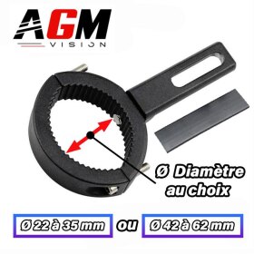 MOTORCYCLE MOUNT FOR ADDITIONAL LED HEADLIGHT - AGM Vision