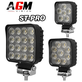 LED WERKLAMP VIERKANT FLOOD ST-PRO - AGM Vision