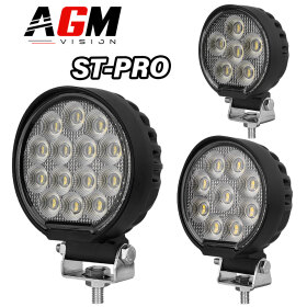 FARO DE TRABAJO LED REDONDO FLOOD ST-PRO - AGM Vision