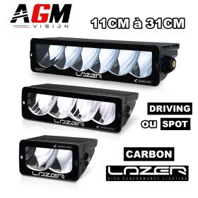 BARRE LED LAZER Carbon (Gen3) - Super légère pour rallye et compétition - AGM Vision