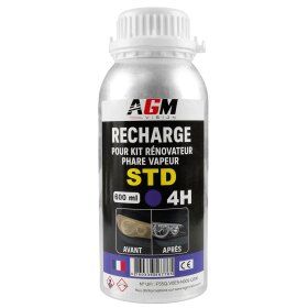 Navulling stoomkoplampvernieuwer STD 4H 600 ml - AGM Vision