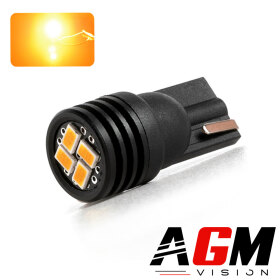 Ampoule LED T10-WY5W FRONT LED (orange) - AGM Vision