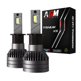 Kit Ampoules LED H3 TITANIUM XS - AGM Vision
