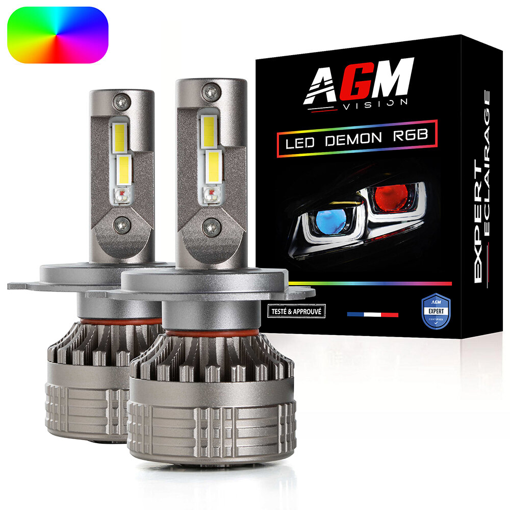 H4 DEMON RGB LED Bulb Kit H4 DEMON RGB LED Bulb Kit