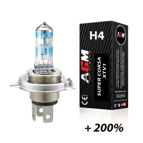 Ampoule halogène H4 60W/55W SUPER CORSA X-TV1 - AGM Vision