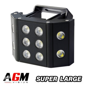 FARO LED PANORÁMICO GX NEGRO - 50W - AGM Vision