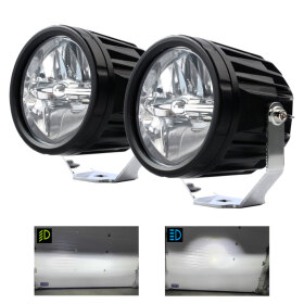 KIT 2 FARI LED MOTO ANABBAGLIANTE/ABAGLIANTE GX 80W - AGM Vision
