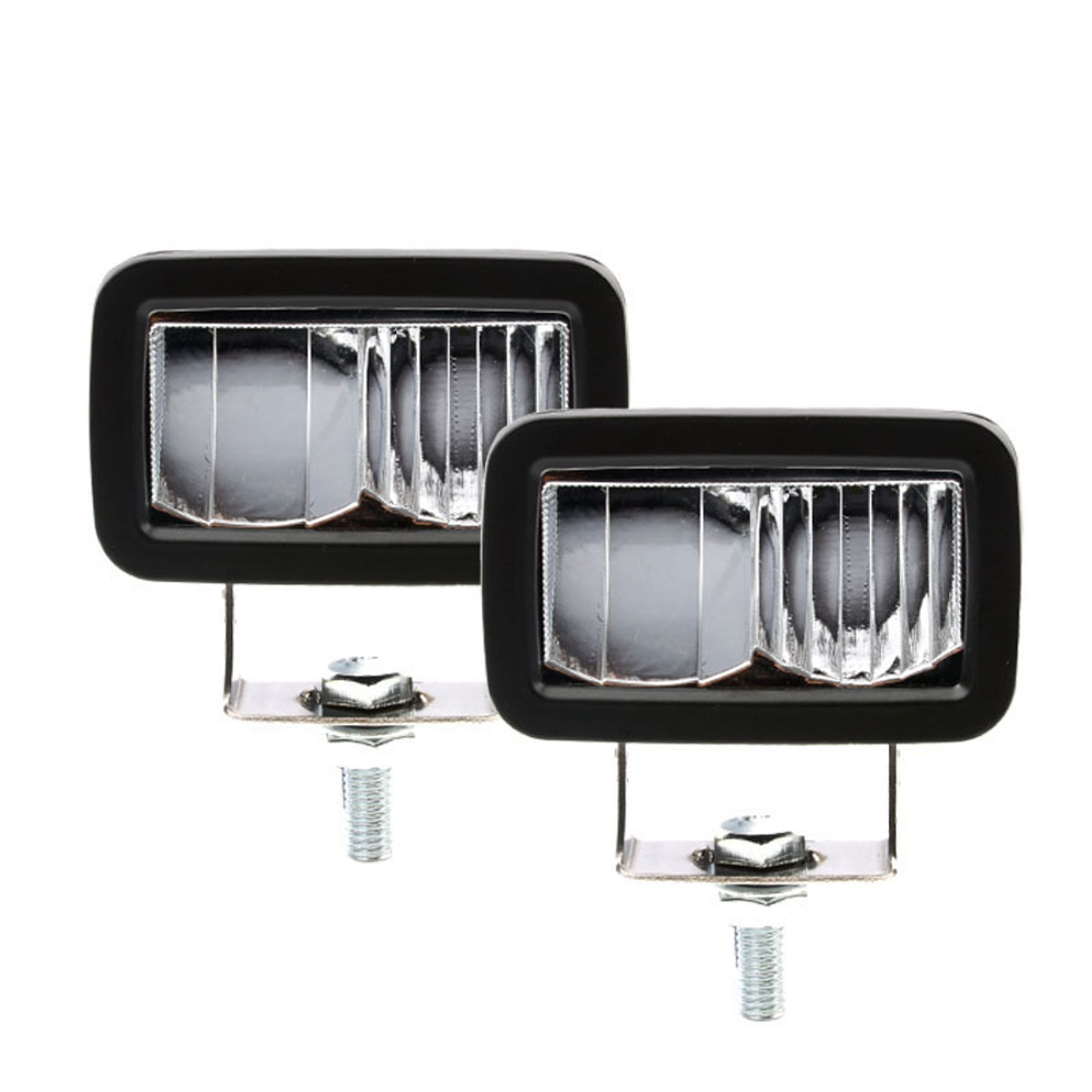 KIT 2 MINI FARI LED RETTANGOLARI ANABBAGLIANTE/ABAGLIANTE STR