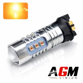 Ampoule LED PYW24W LOUPE (orange) - AGM Vision