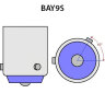 Ampoule LED H21W-BAY9S ULTIMA (Blanc)