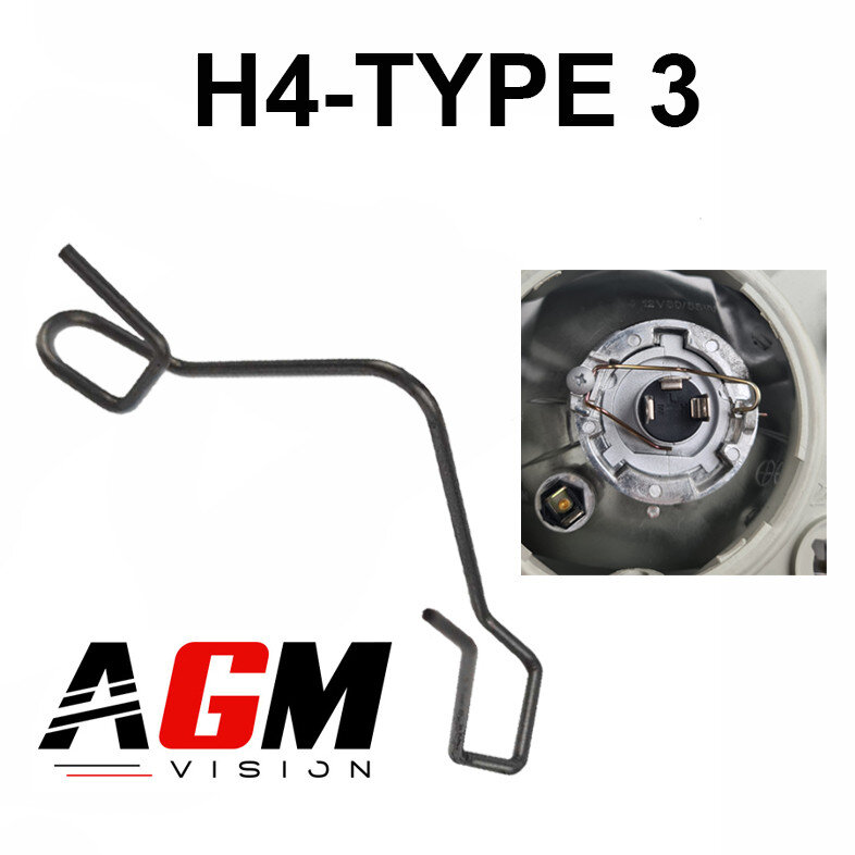Spring Rod bulb holder H4 TYPE 3
