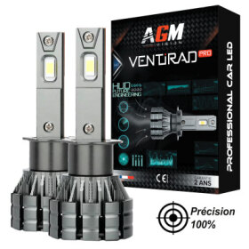 Kit ampoules LED H1 Ventirad PRO - AGM Vision