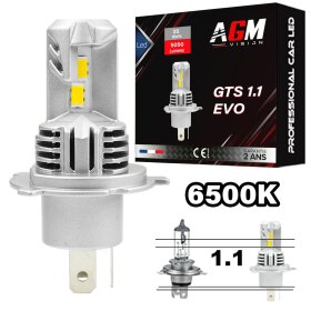 Ampoule LED H4 GTS 1.1 Slim ventilée - AGM Vision