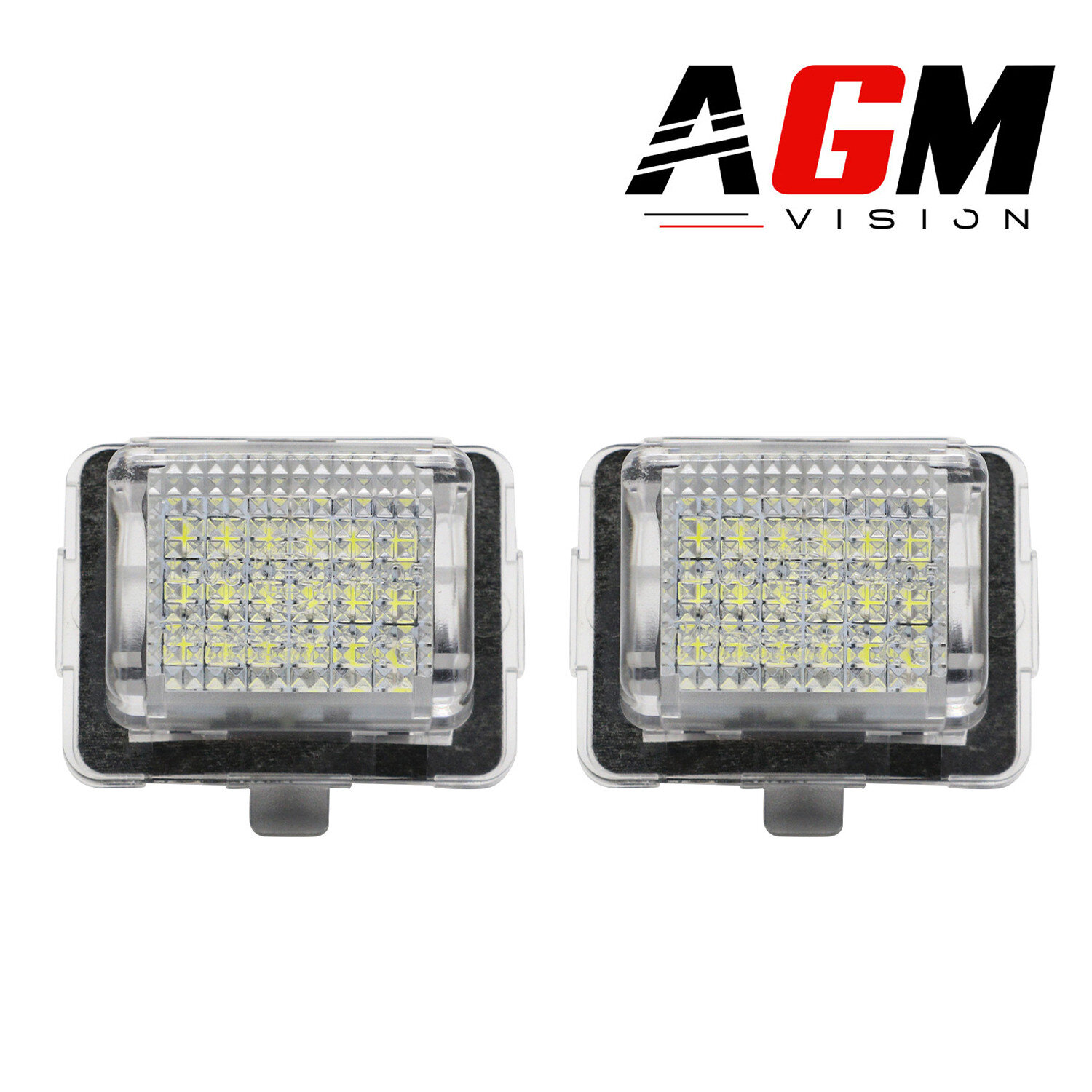 Kit 2 Modules Éclairage LED Plaque d'immatriculation Mercedes - TYPE 2 Kit 2 Modules Éclairage LED Plaque d'immatriculation Mercedes - TYPE 2