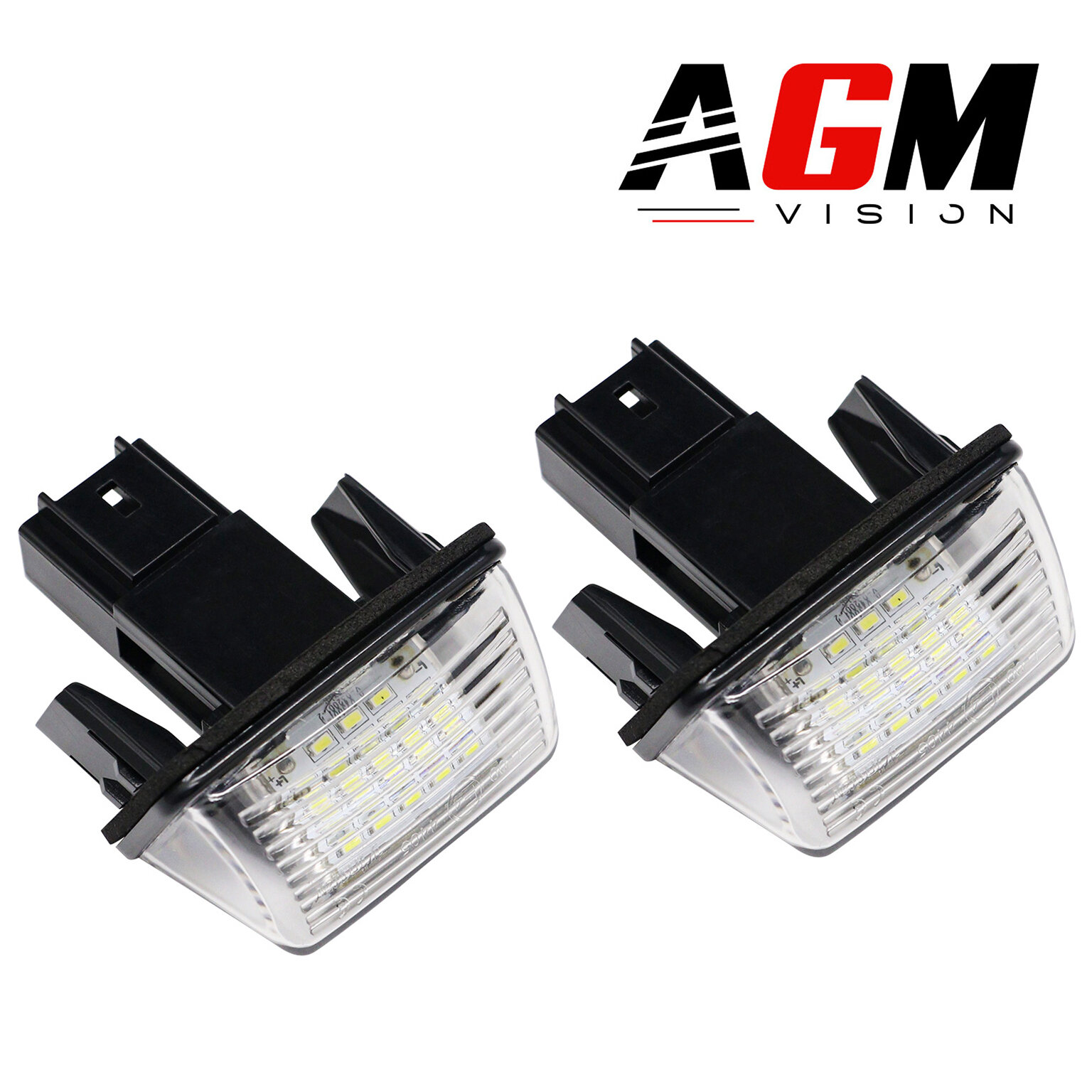 Kit 2 LED-Beleuchtungsmodule Kennzeichen Peugeot - Citroën - Typ 1 Kit 2 LED-Beleuchtungsmodule Kennzeichen Peugeot - Citroën - Typ 1